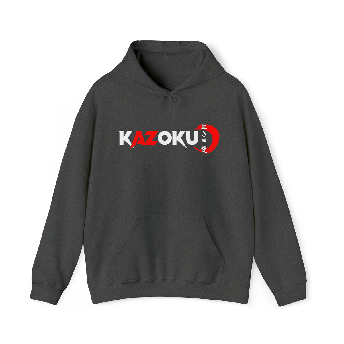 KAZOKU Hoodie Red - Design 1