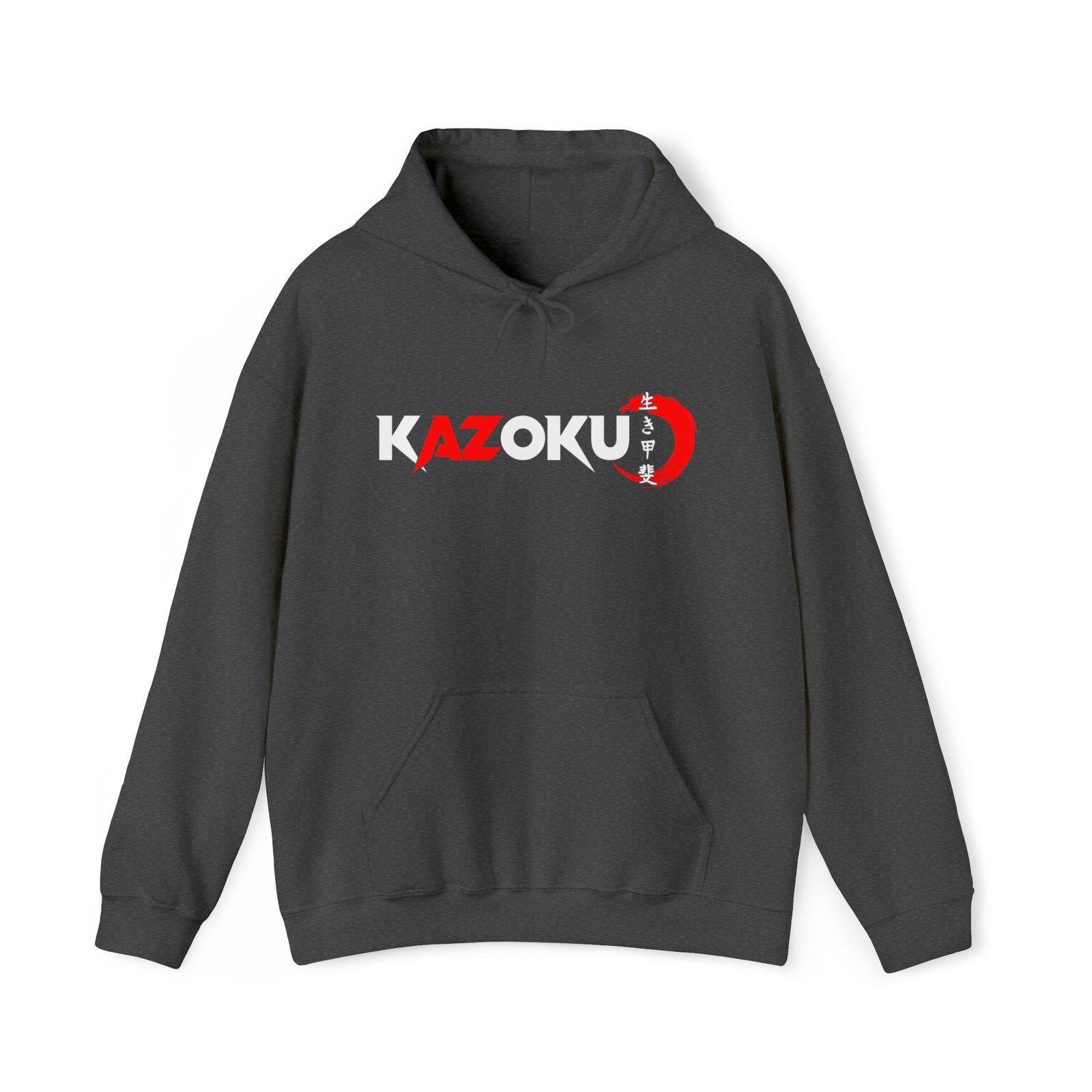 KAZOKU Hoodie Red - Design 1