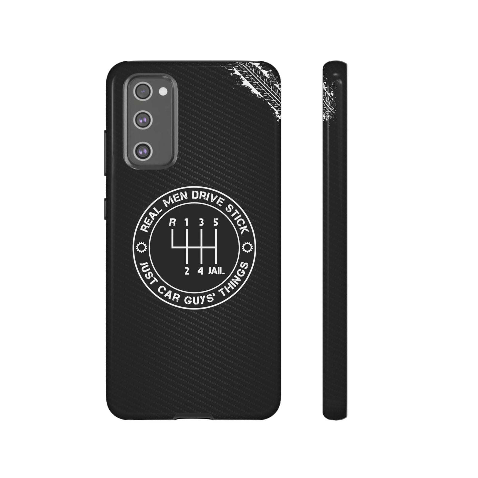 Real Men Drive Stick Manual Transmission Tough Phone Case | Car Guy Gift