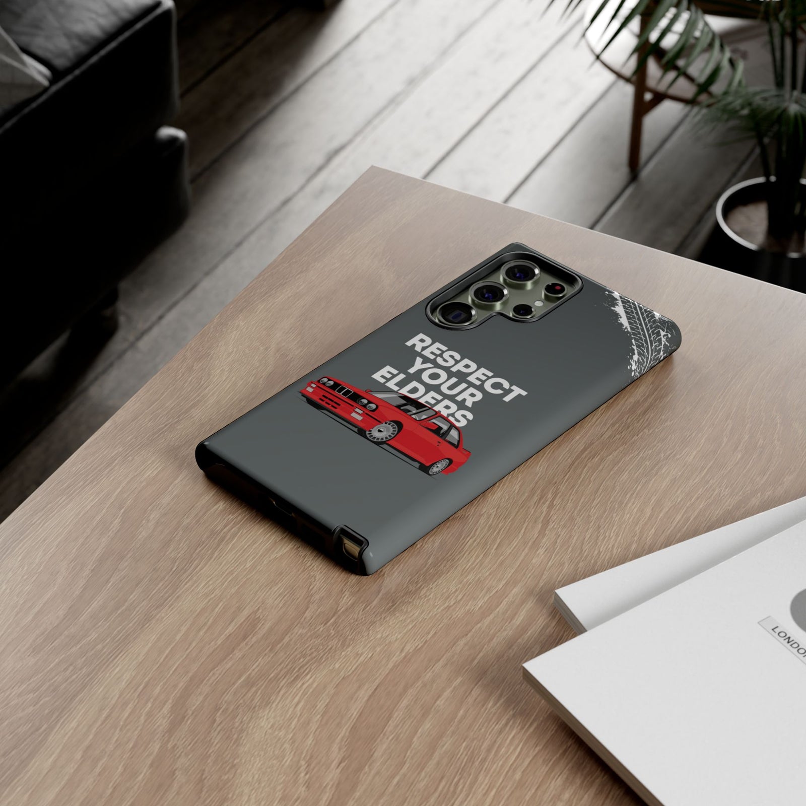 E30 M3 Respect Your Elders Tough Phone Case | Classic Car Guy Gift