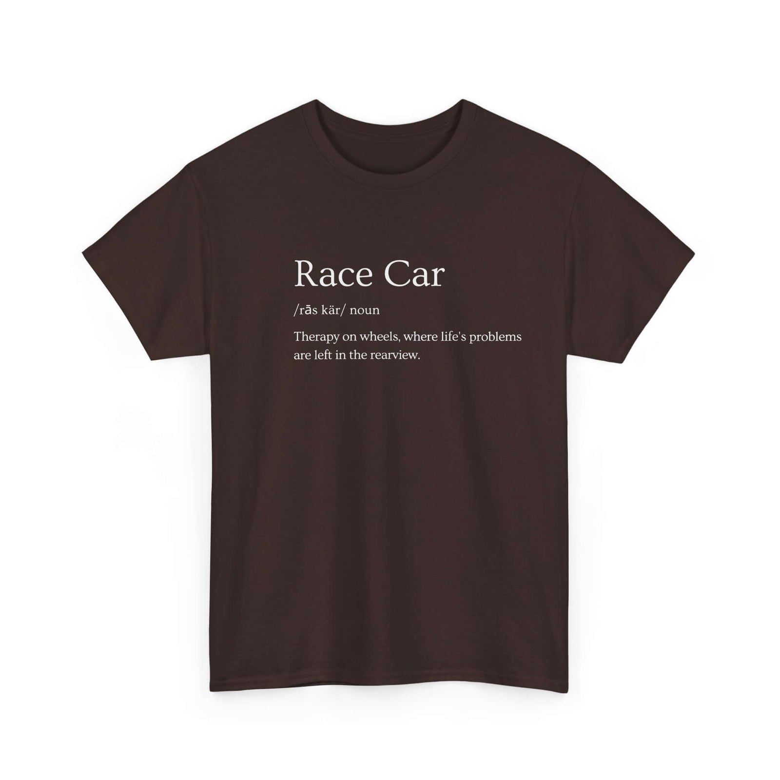 Race car definition tee - motorsport shirt for car enthusiasts