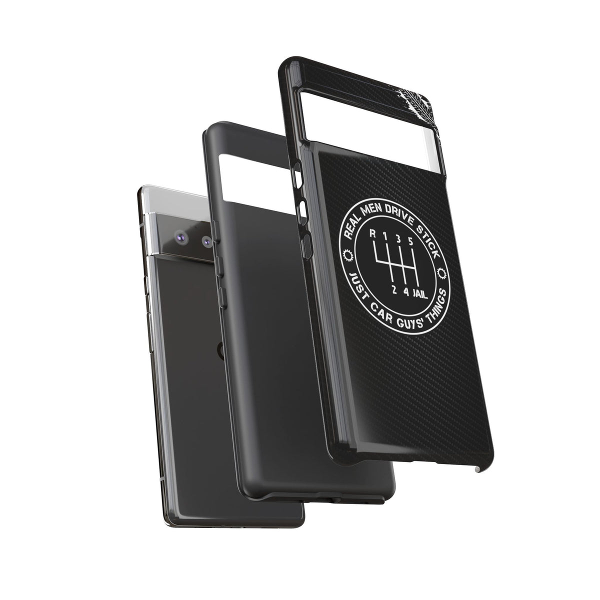 Real Men Drive Stick Manual Transmission Tough Phone Case | Car Guy Gift
