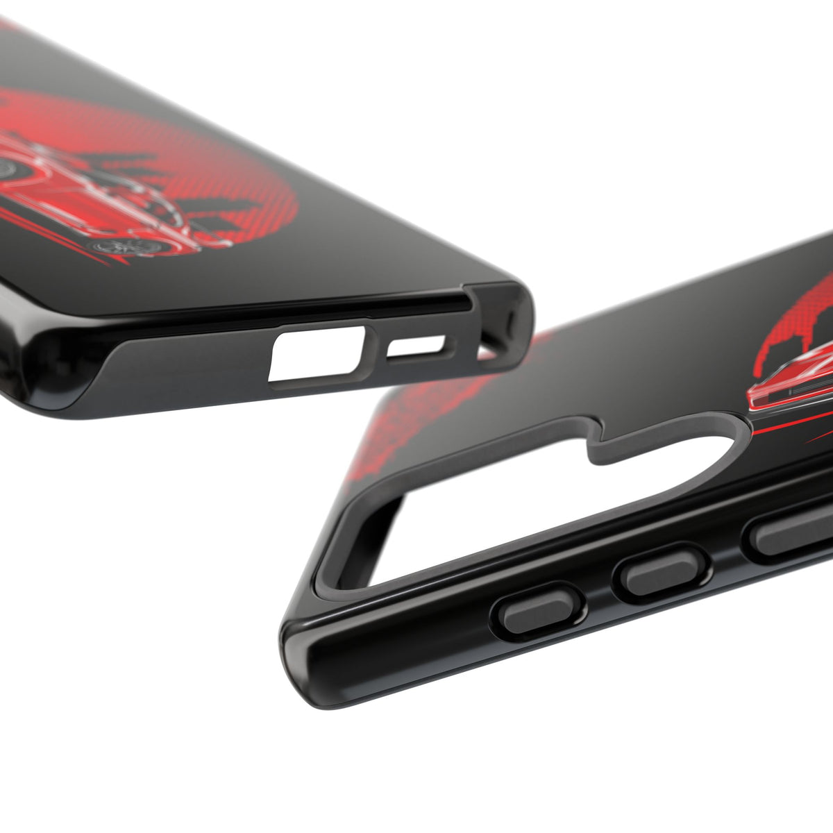 MKIV A80 Supra 2JZ Red City Tough Phone Case | JDM Car Guy Gift