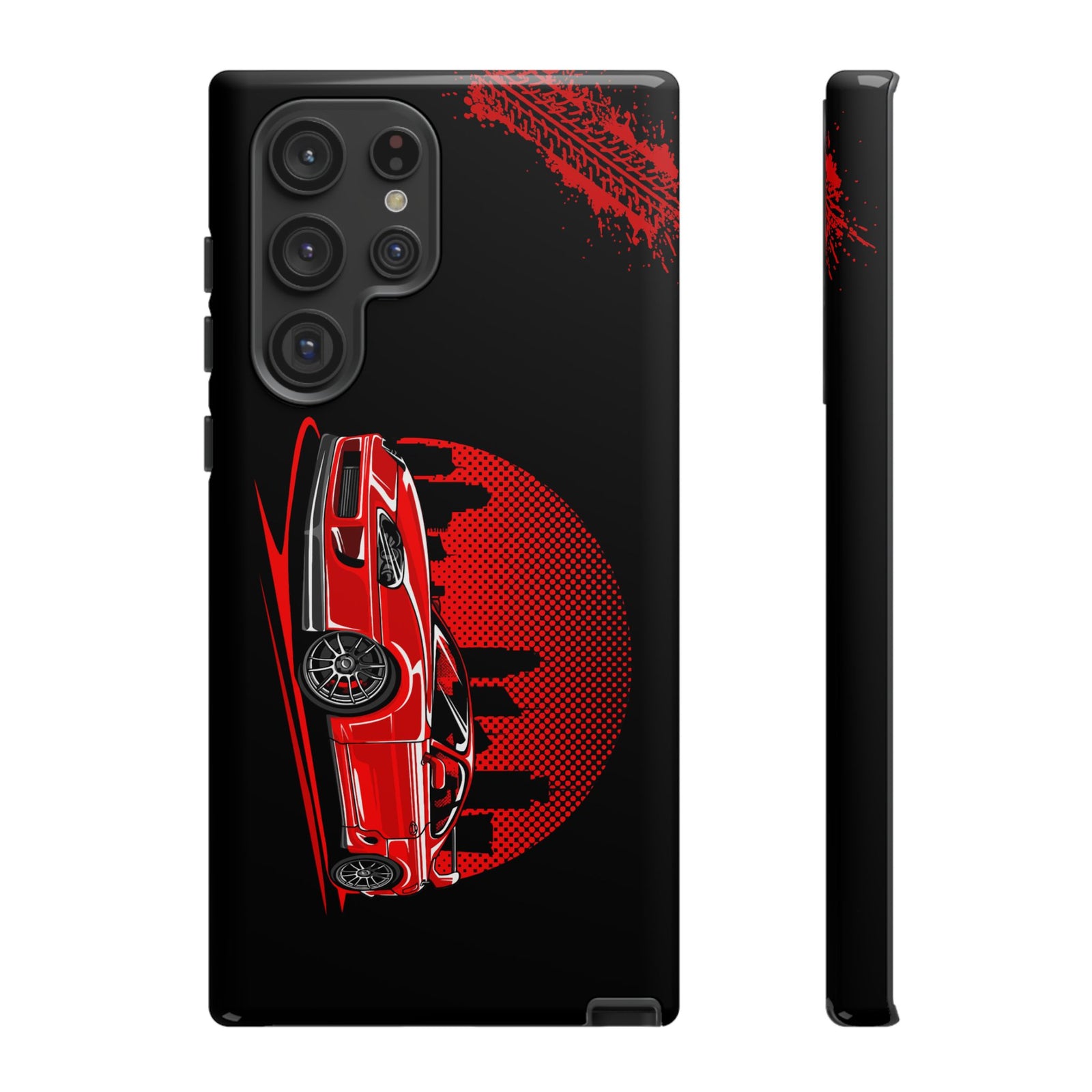 MKIV A80 Supra 2JZ Red City Tough Phone Case | JDM Car Guy Gift