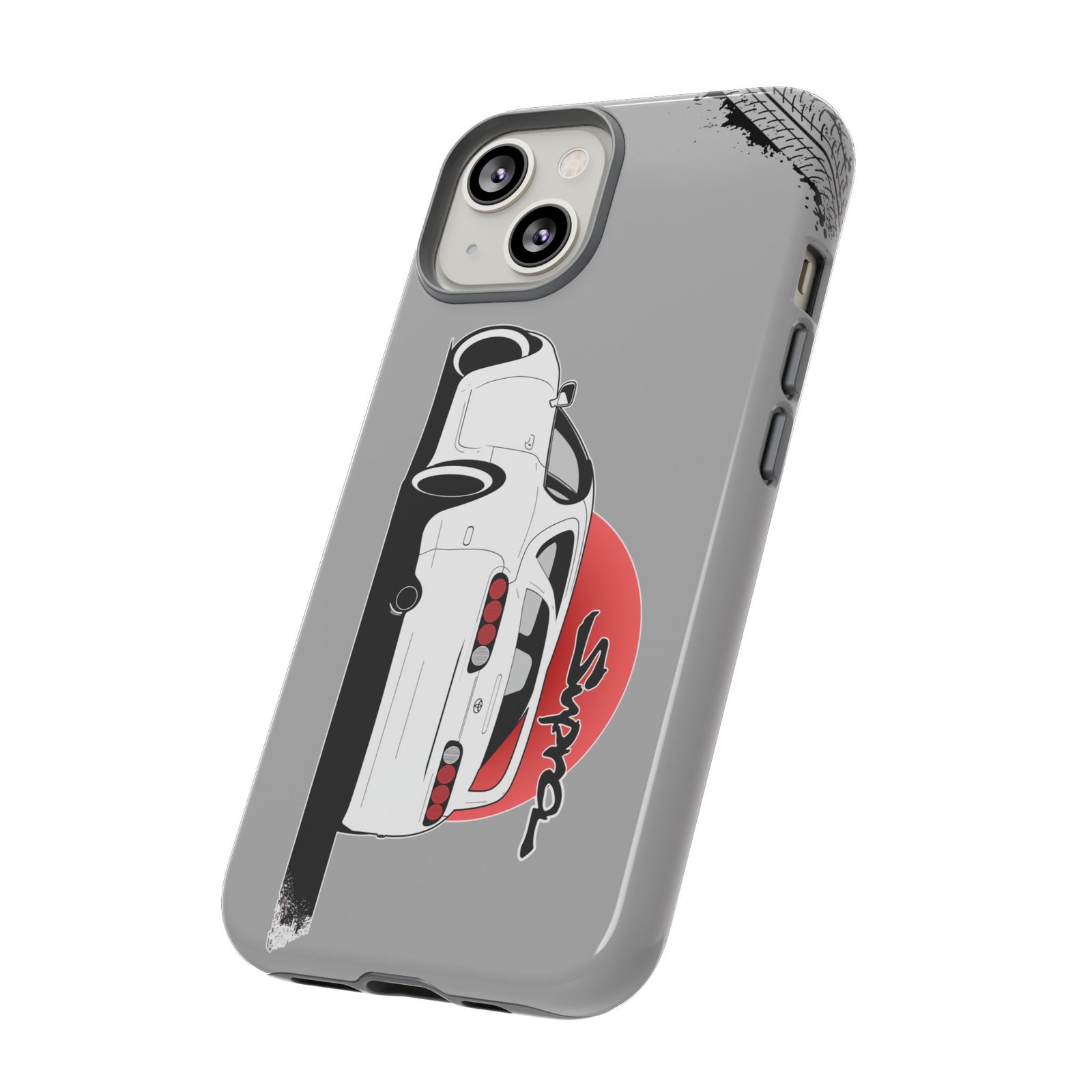 MKIV A80 Supra 2JZ Beast Tough Phone Case - iPhone 14, glossy, side view