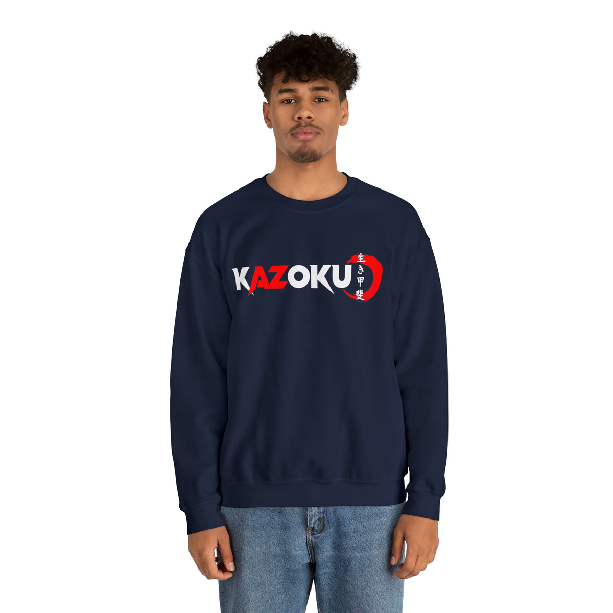 KAZOKU Sweatshirt Red - Design 1