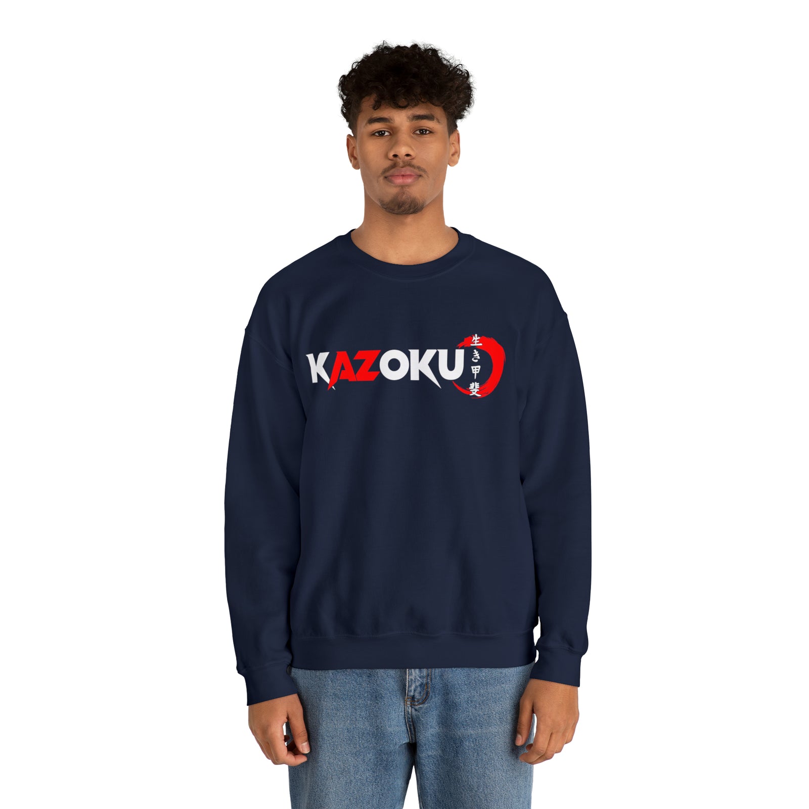 KAZOKU Sweatshirt Red - Design 1