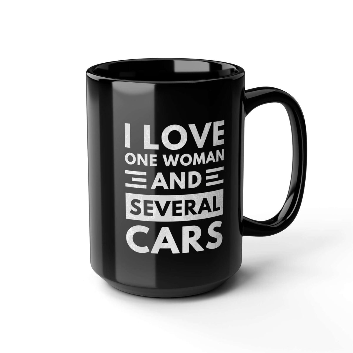 I Love One Woman and Several Cars Coffee Mug coffee mug - funny car guy gift