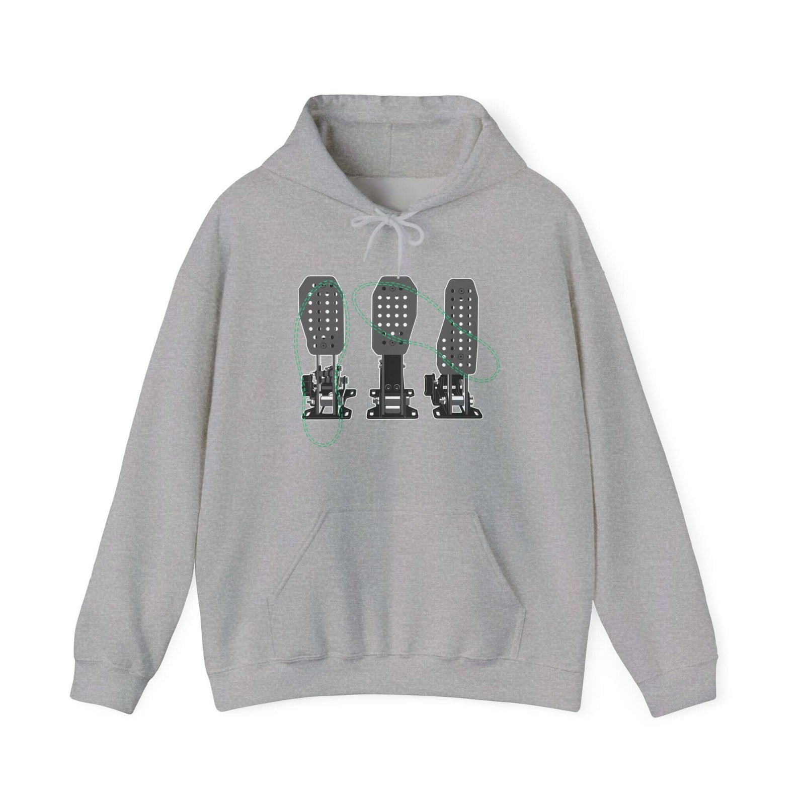 Racing Pedals hoodie - sim racing car enthusiast gift