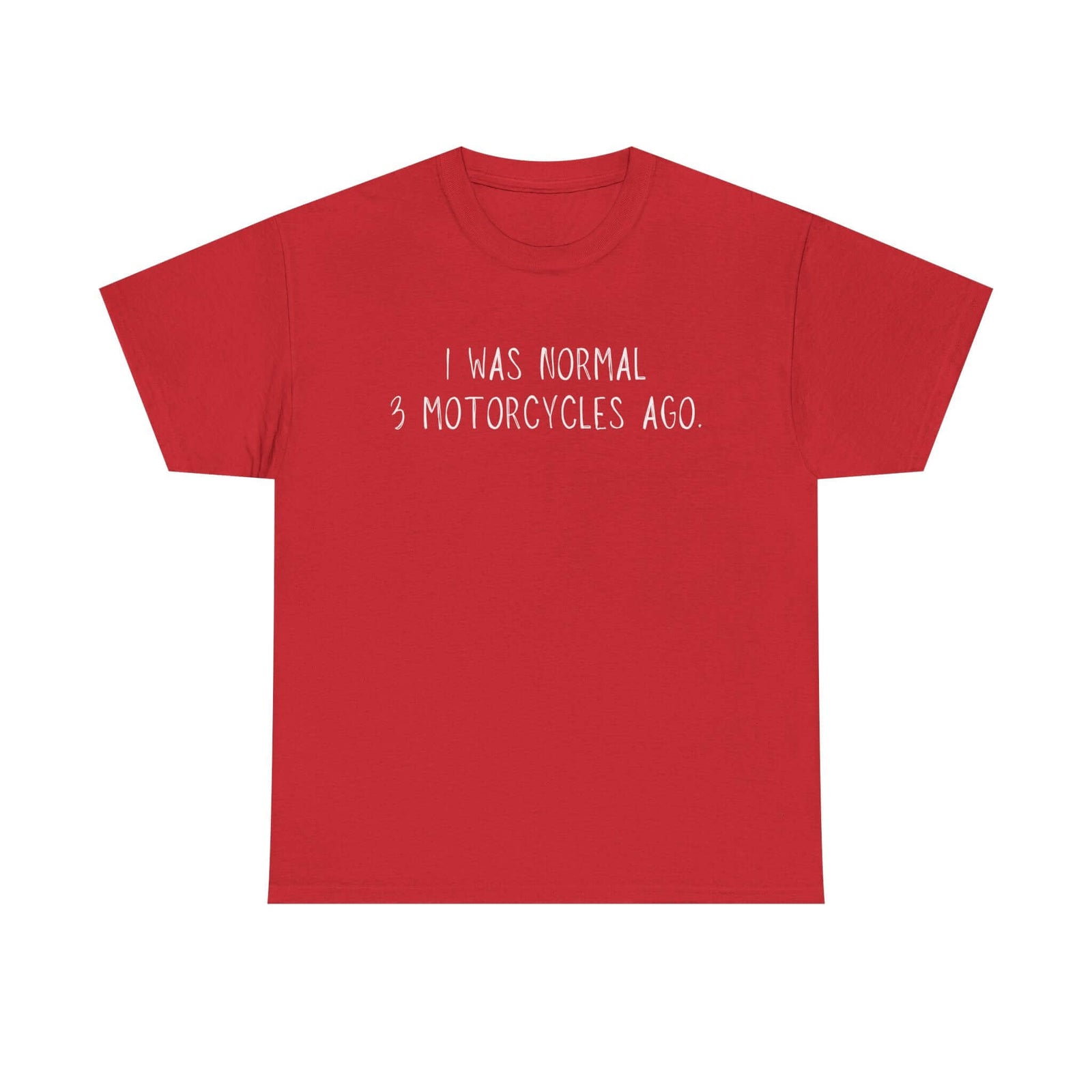 Motorcycle shirt - normal 3 motorcycles ago - funny gift for riders