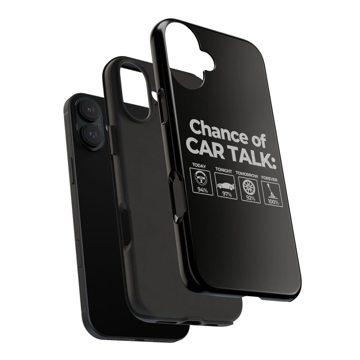 100% Chance of Car Talk Phone Case | Car Enthusiast Gift