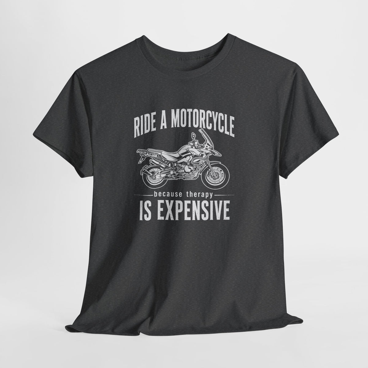 Adventure motorcycle t-shirt fabric detail
