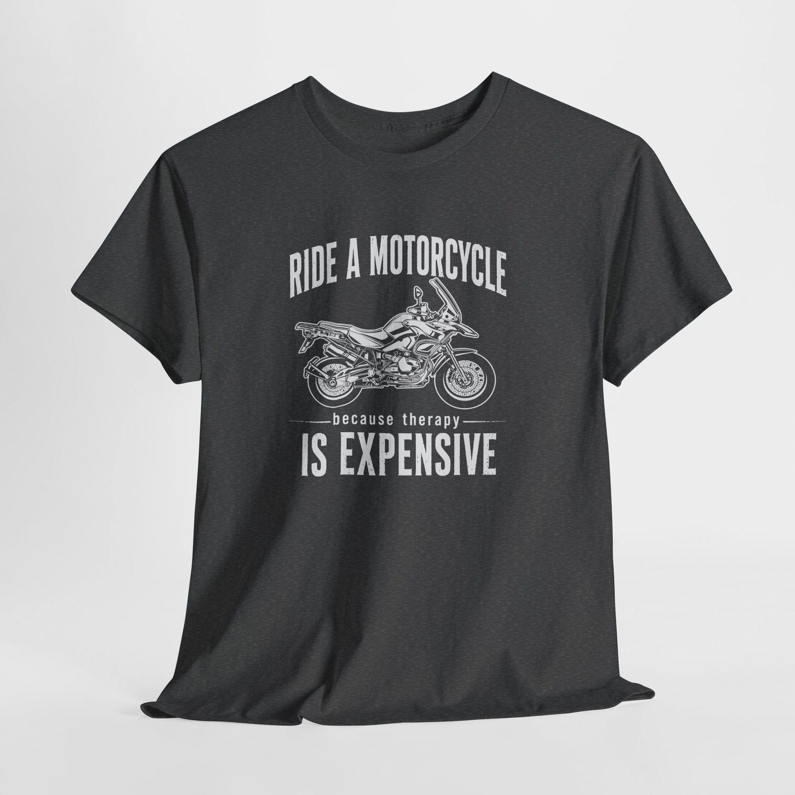 Adventure motorcycle t-shirt fabric detail