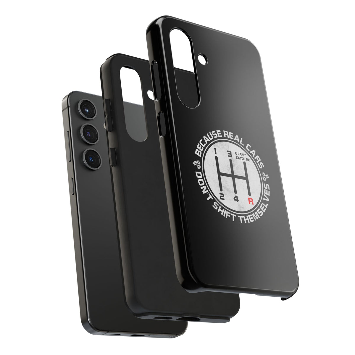 Real Cars Don't Shift Themselves Tough Phone Case | Manual Car Guy Gift