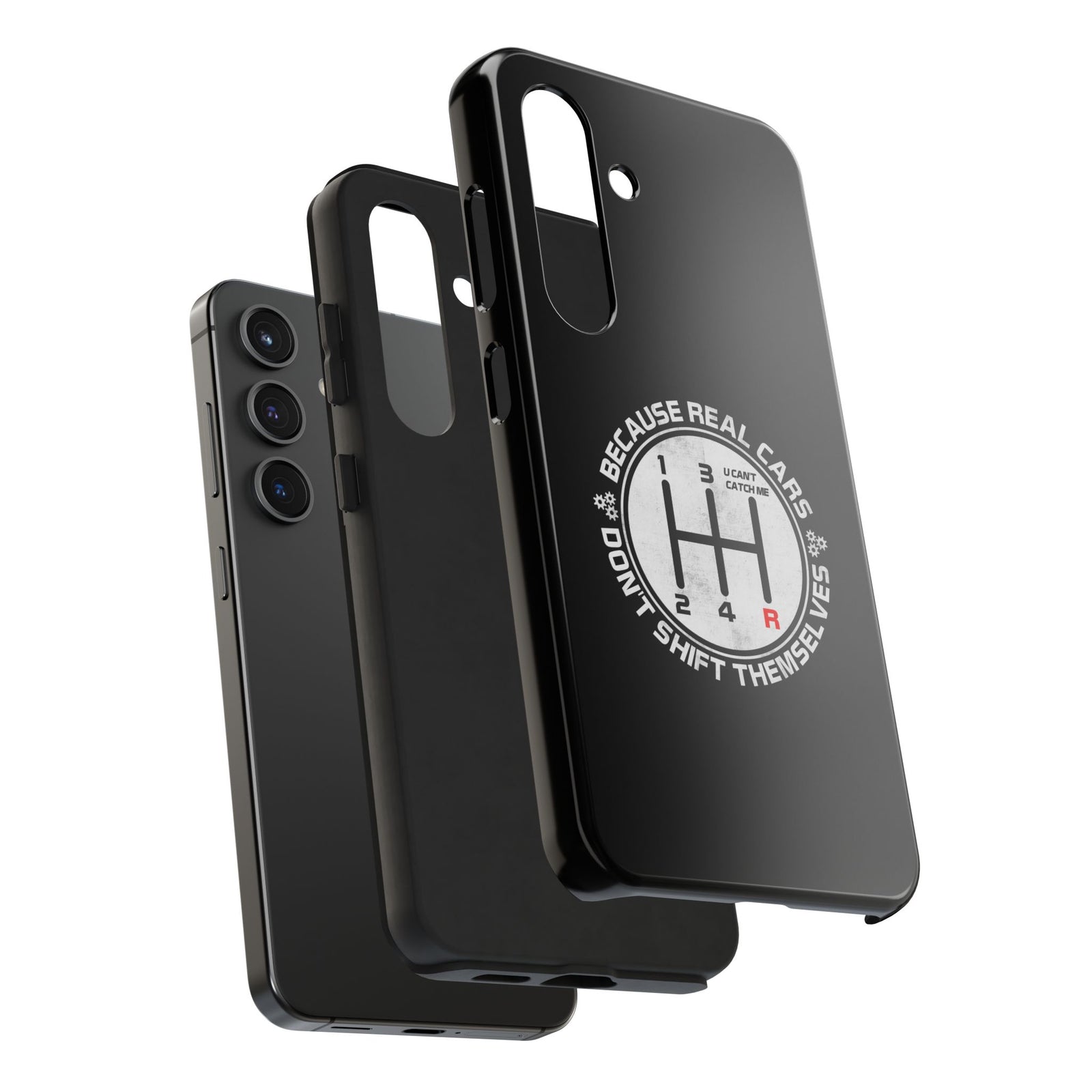Real Cars Don't Shift Themselves Tough Phone Case | Manual Car Guy Gift