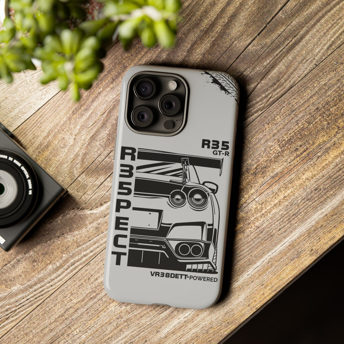 JDM Front View Tough Phone Case - Samsung Galaxy S22 Plus, glossy, lifestyle photo