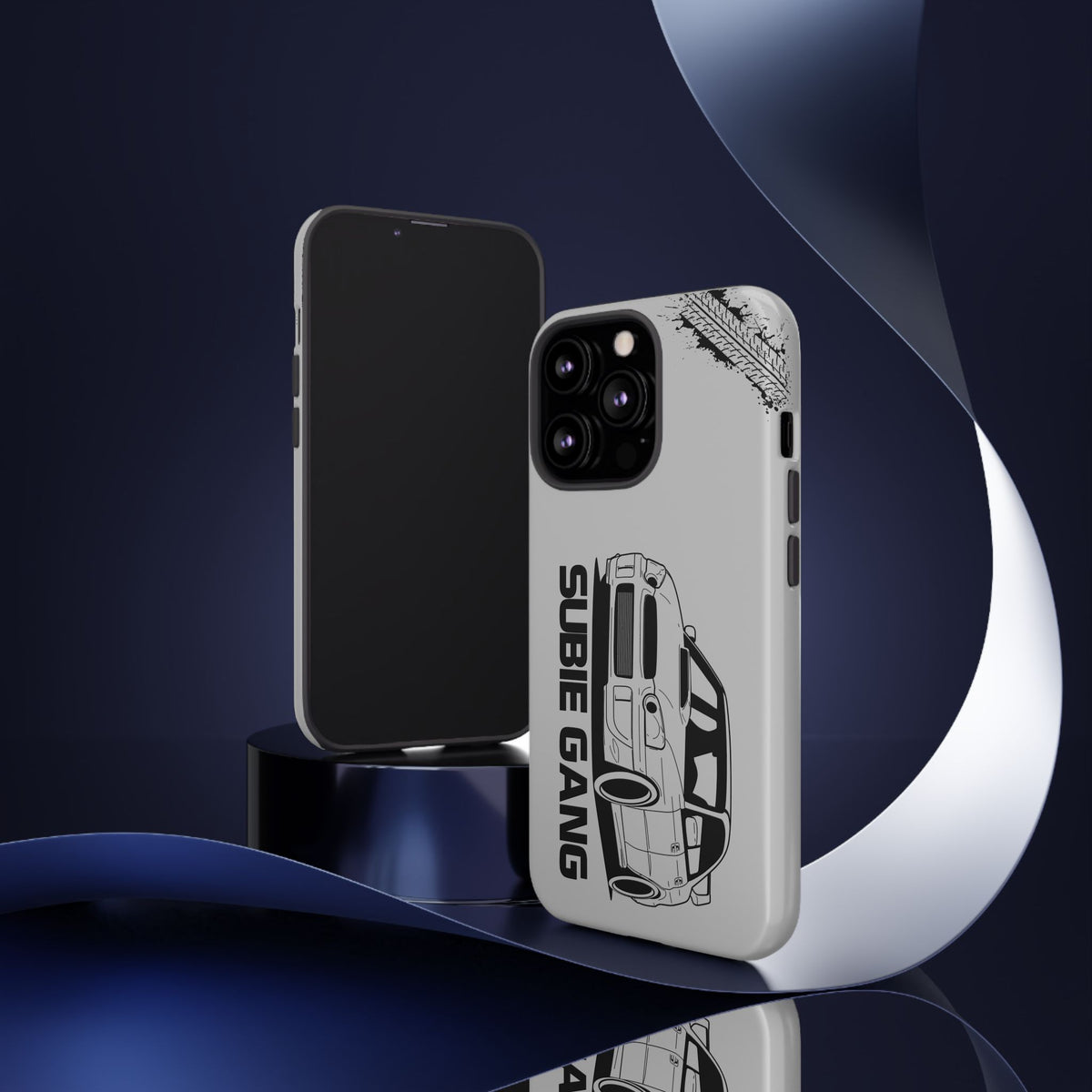 JDM Gang Tough Phone Case - iPhone 13 Pro, glossy, lifestyle photo