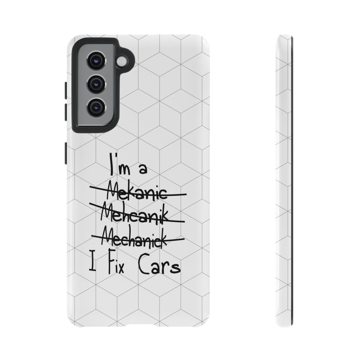 Mechanic I Fix Cars Funny Tough Phone Case | Car Guy Gift