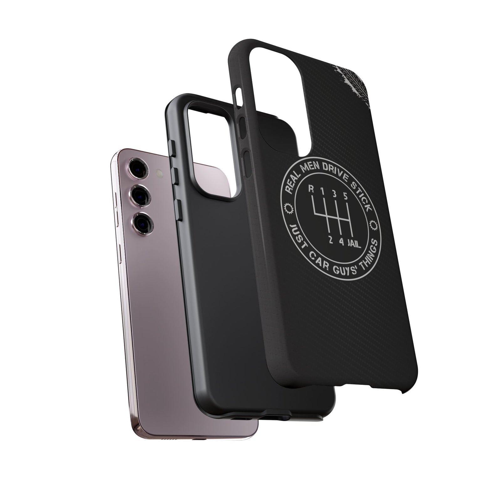 Real Men Drive Stick Manual Transmission Tough Phone Case | Car Guy Gift