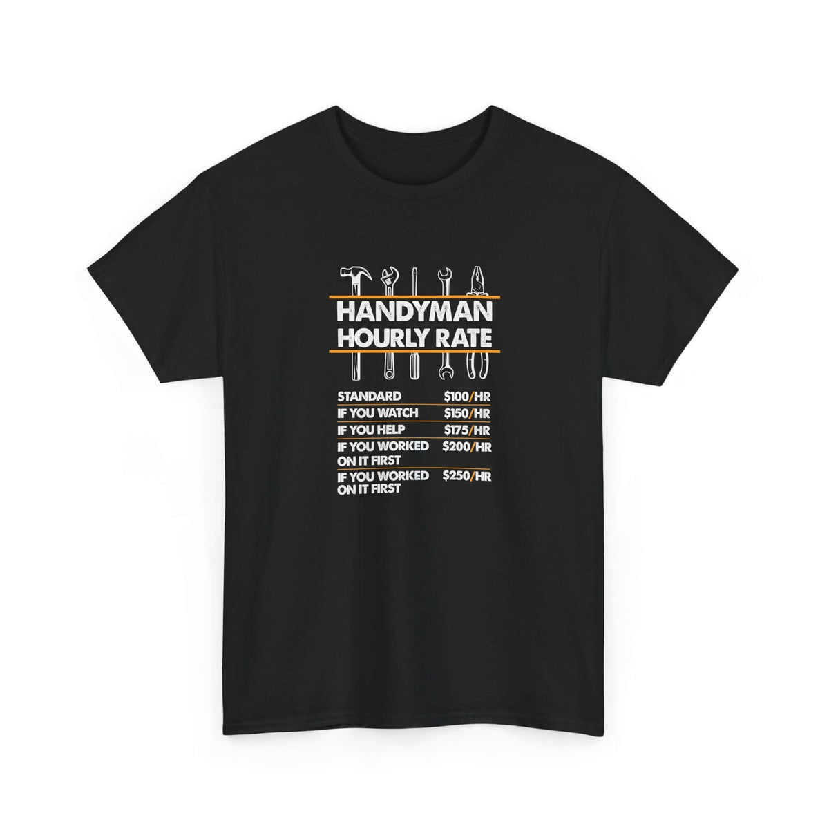 Handyman Hourly Rate T-Shirt t-shirt lifestyle - car guy present