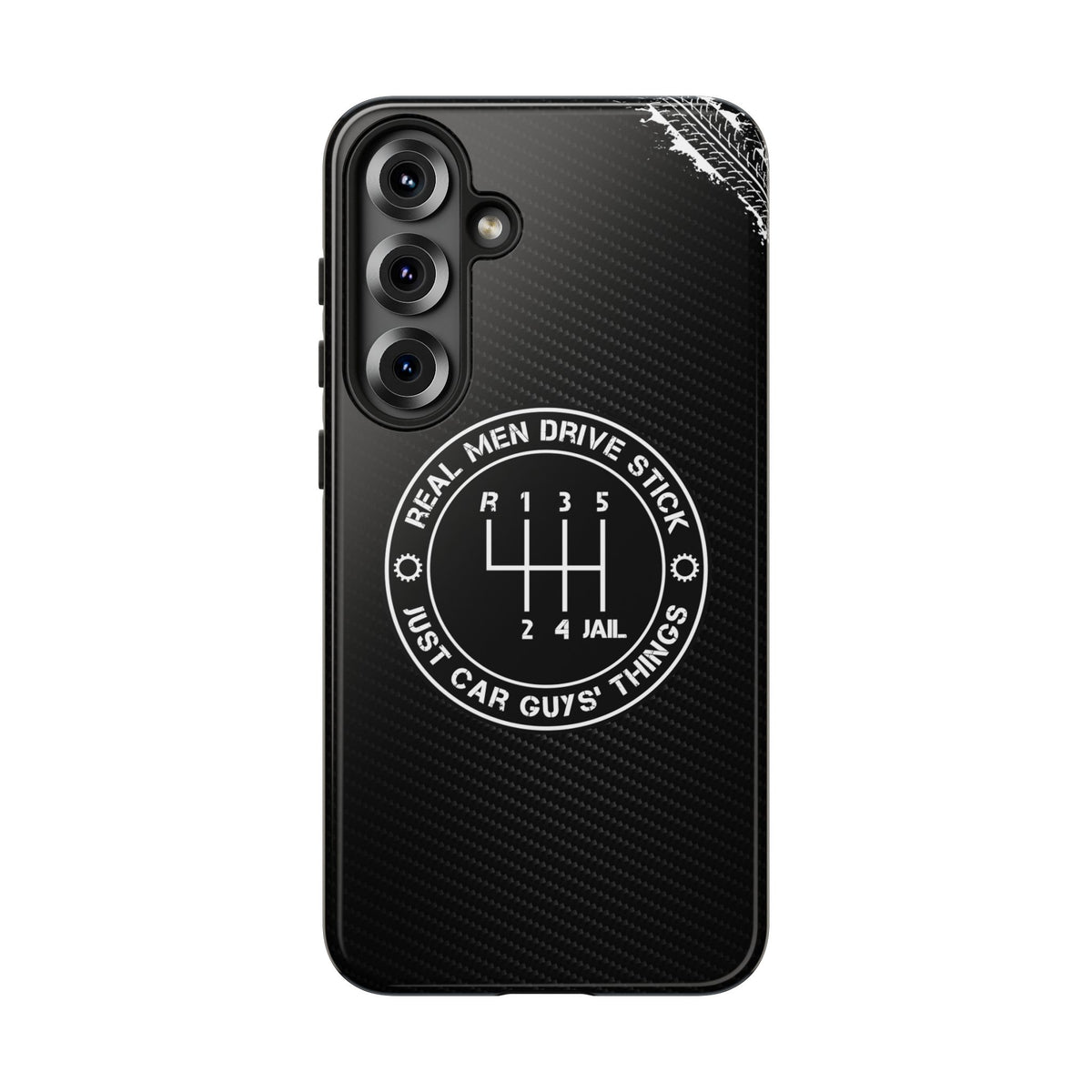 Real Men Drive Stick Manual Transmission Tough Phone Case | Car Guy Gift