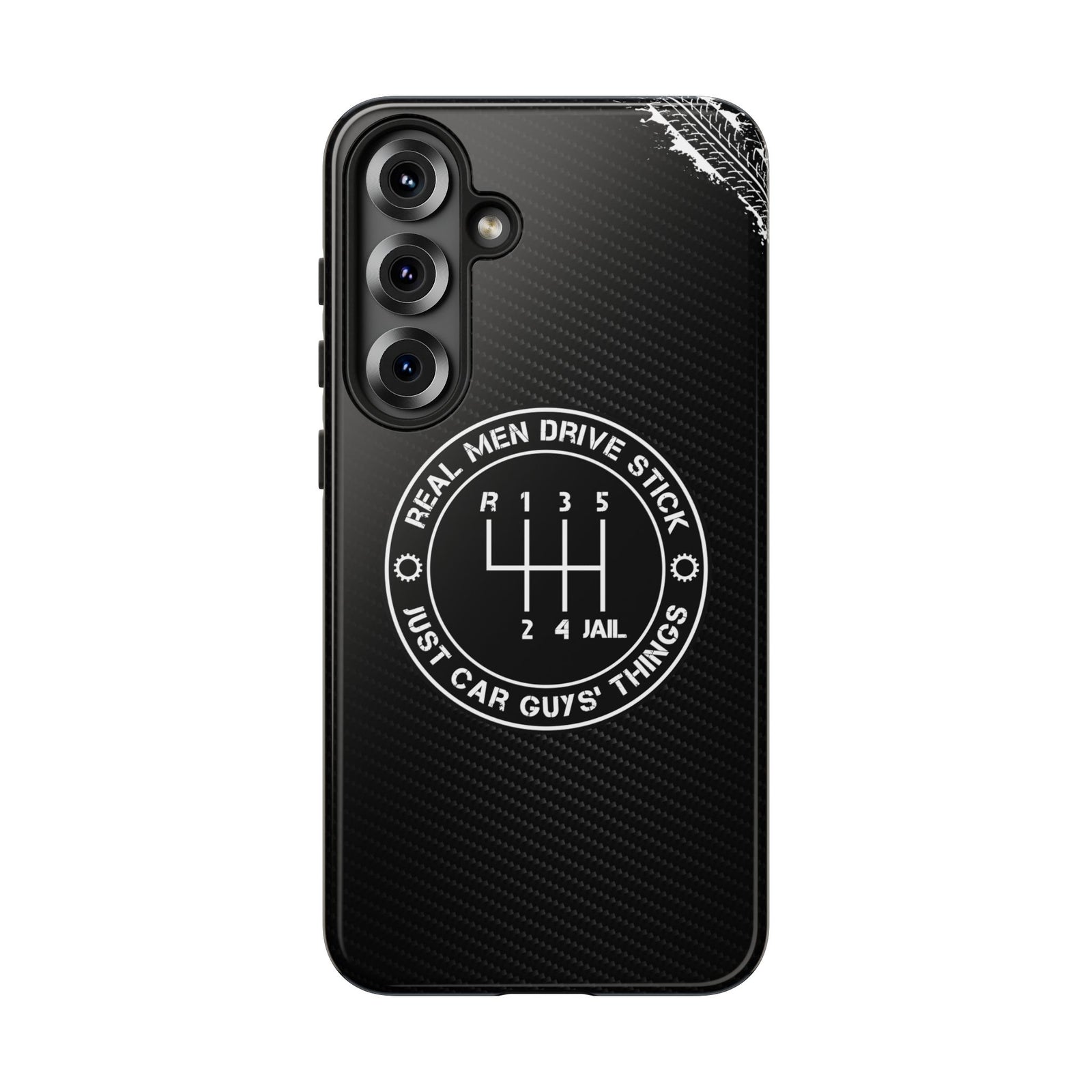Real Men Drive Stick Manual Transmission Tough Phone Case | Car Guy Gift