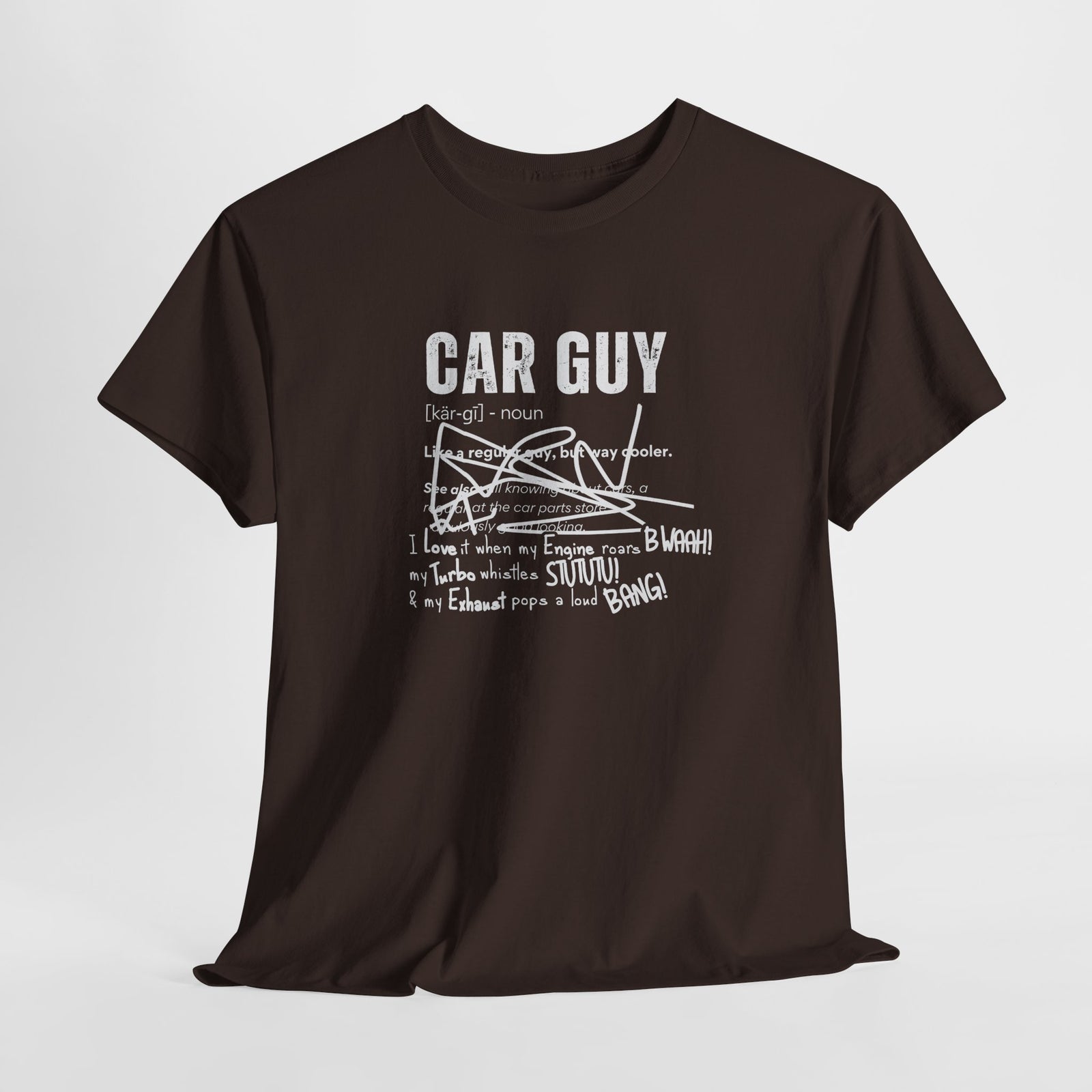 Car Guy Definition T-Shirt – Funny Cotton Car Enthusiast Tee