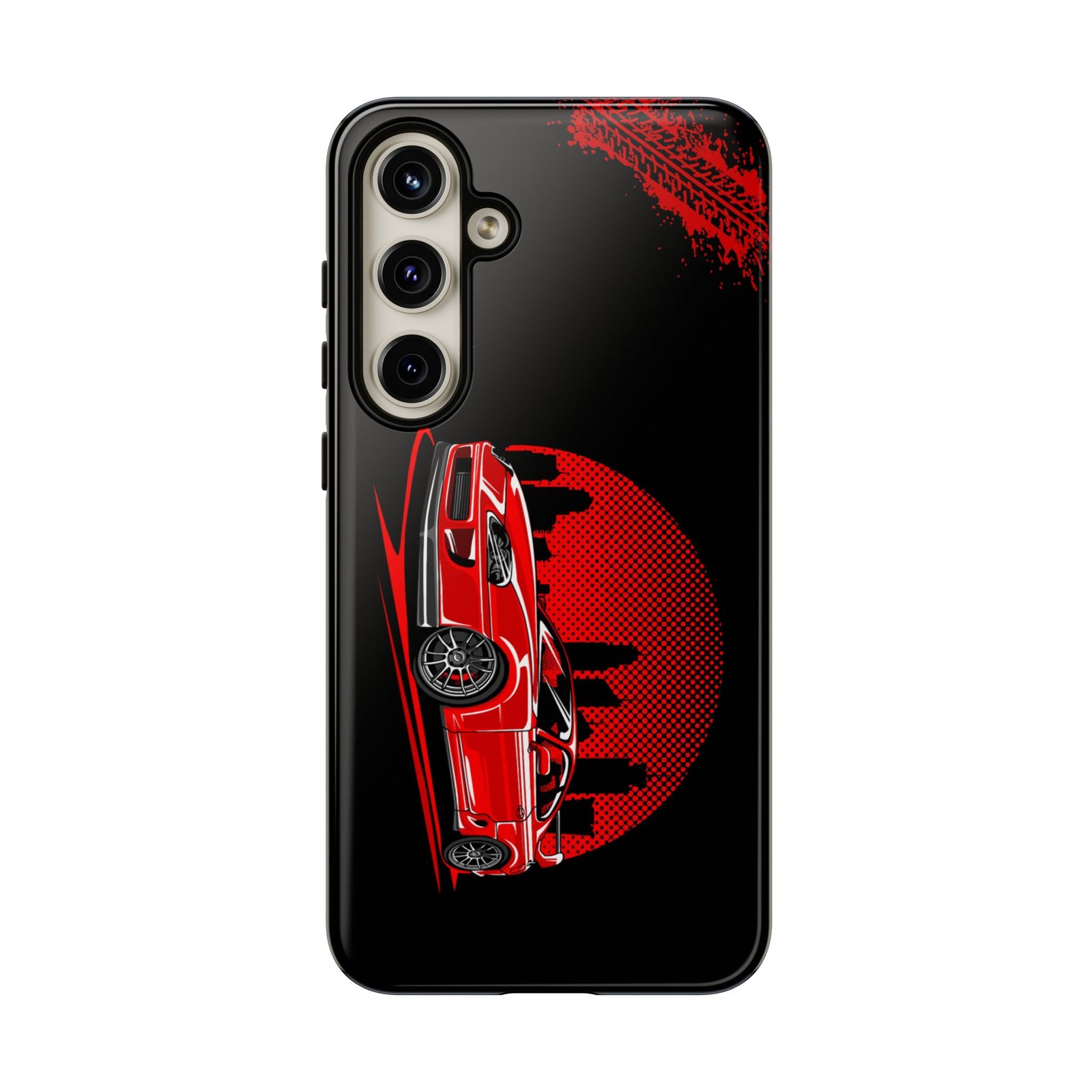 MKIV A80 Supra 2JZ Red City Tough Phone Case | JDM Car Guy Gift