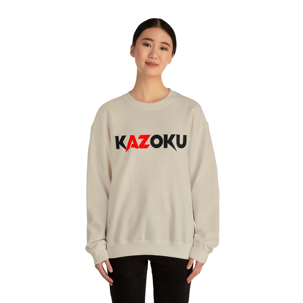 KAZOKU Sweatshirt Red - Design 2