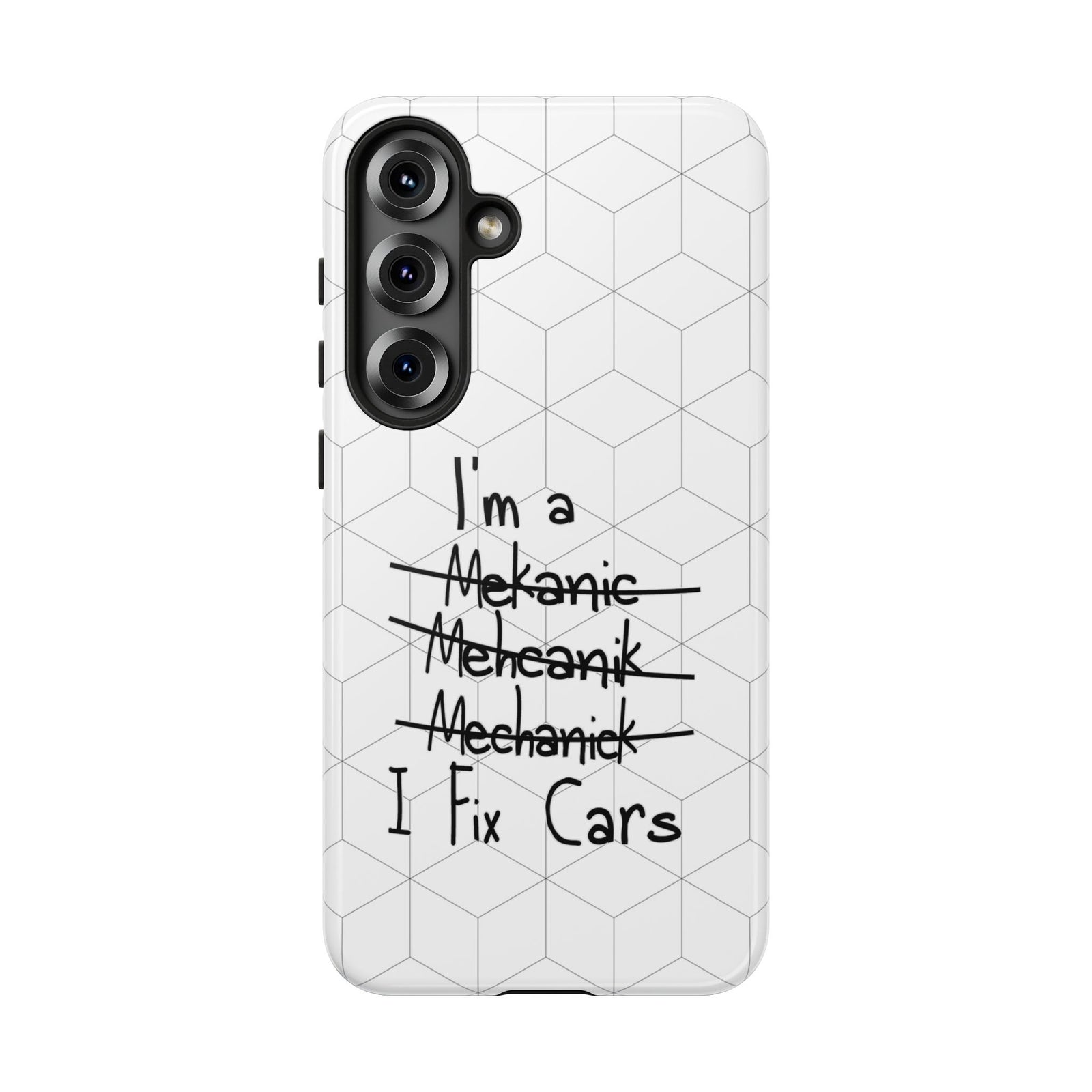 Mechanic I Fix Cars Funny Tough Phone Case | Car Guy Gift