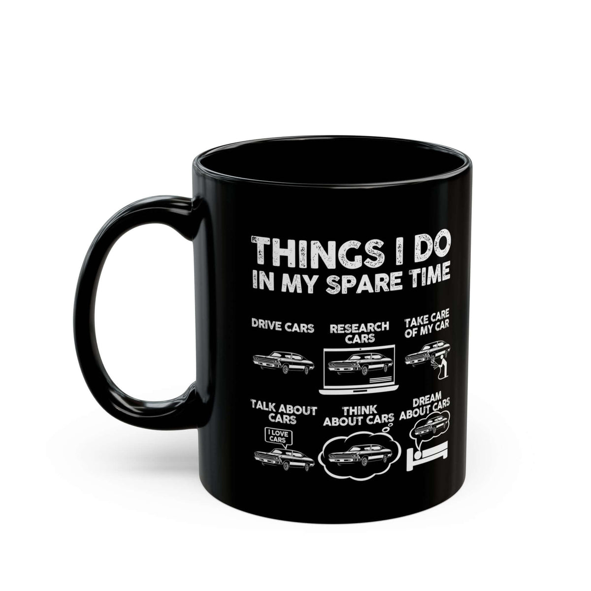 Things I Do In My Spare Time Mug mug - car enthusiast gift