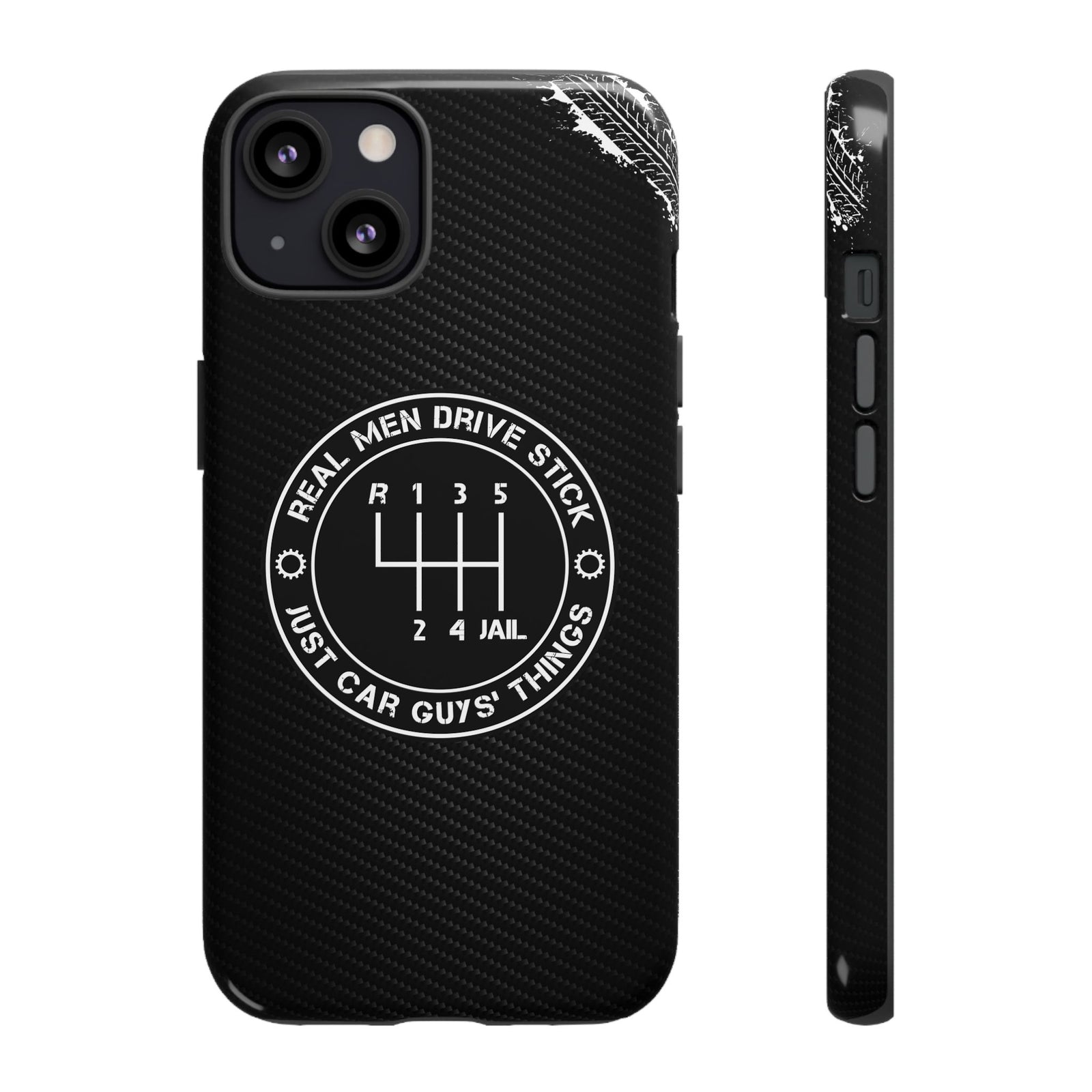 Real Men Drive Stick Manual Transmission Tough Phone Case | Car Guy Gift
