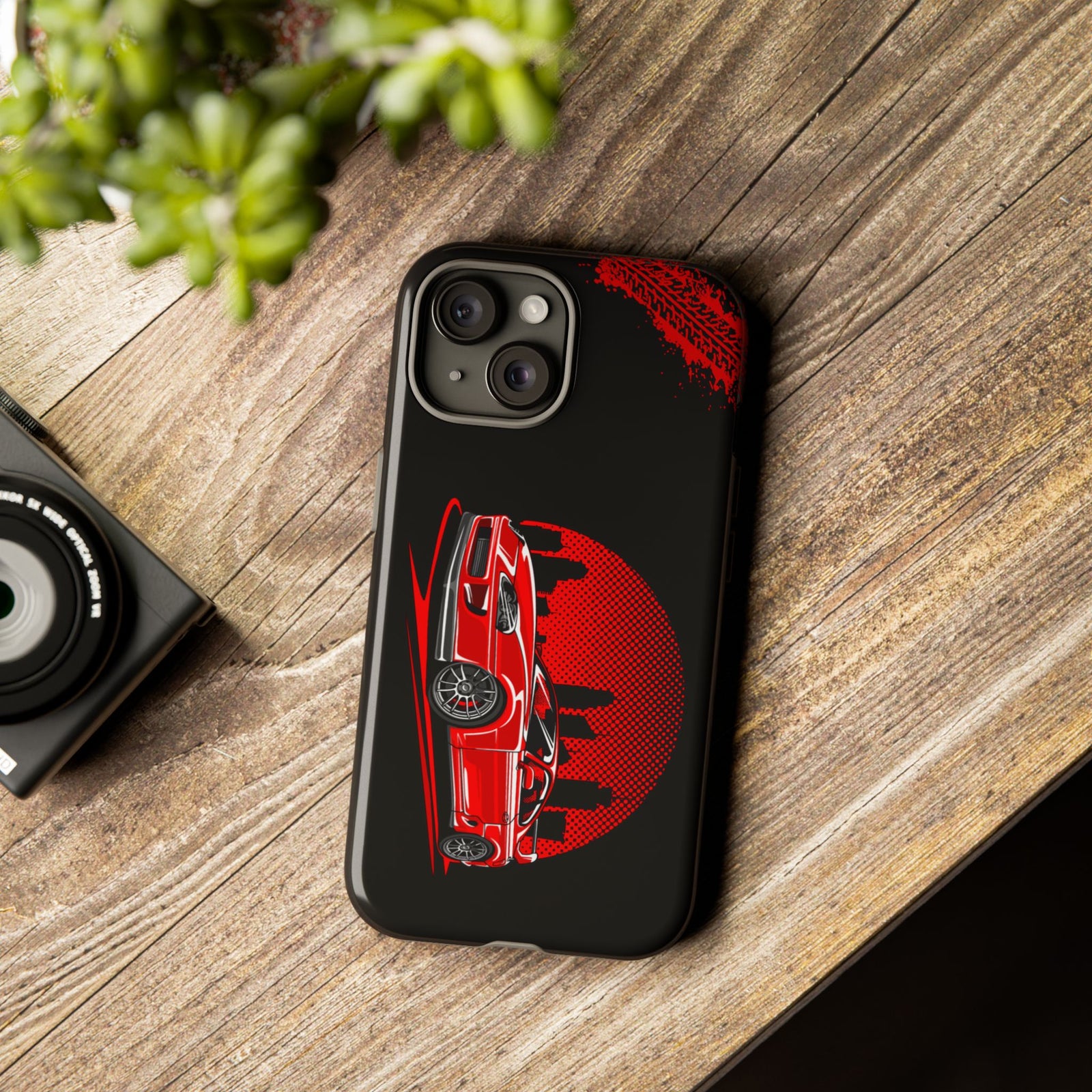 MKIV A80 Supra 2JZ Red City Tough Phone Case | JDM Car Guy Gift