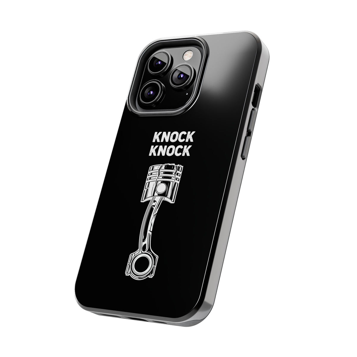 Knock Knock Broken Piston Phone Case | Funny Mechanic Car Guy Gift