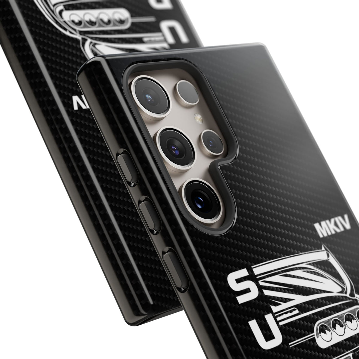 JDM Back View Tough Phone Case - Samsung Galaxy S24 Ultra, glossy, camera cutout close-up