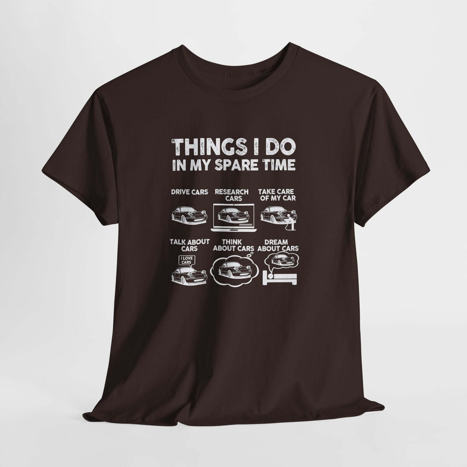 Things I Do in My Spare Time car t-shirt - car guy gift tee