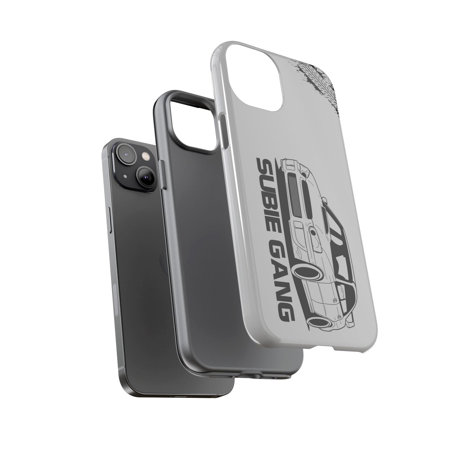 JDM Gang Tough Phone Case - iPhone 14 Plus, glossy, dual-layer protection