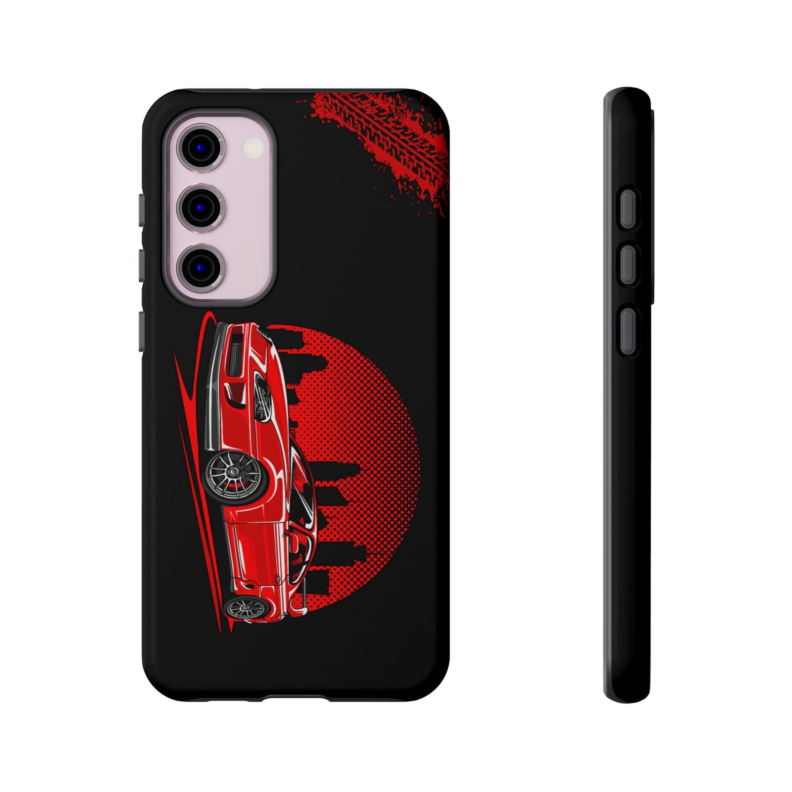 MKIV A80 Supra 2JZ Red City Tough Phone Case | JDM Car Guy Gift