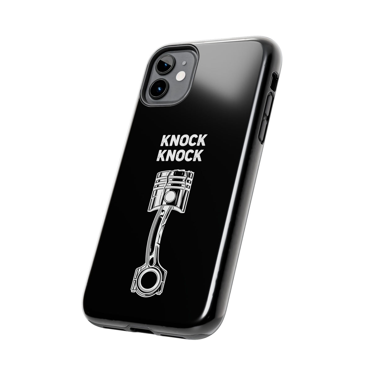 Knock Knock Broken Piston Phone Case | Funny Mechanic Car Guy Gift