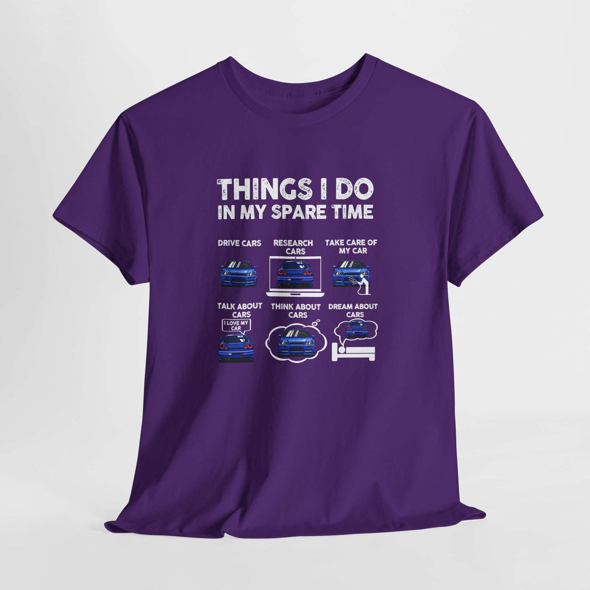 Things I Do in My Spare Time T-Shirt - JDM Car Enthusiast Shirt