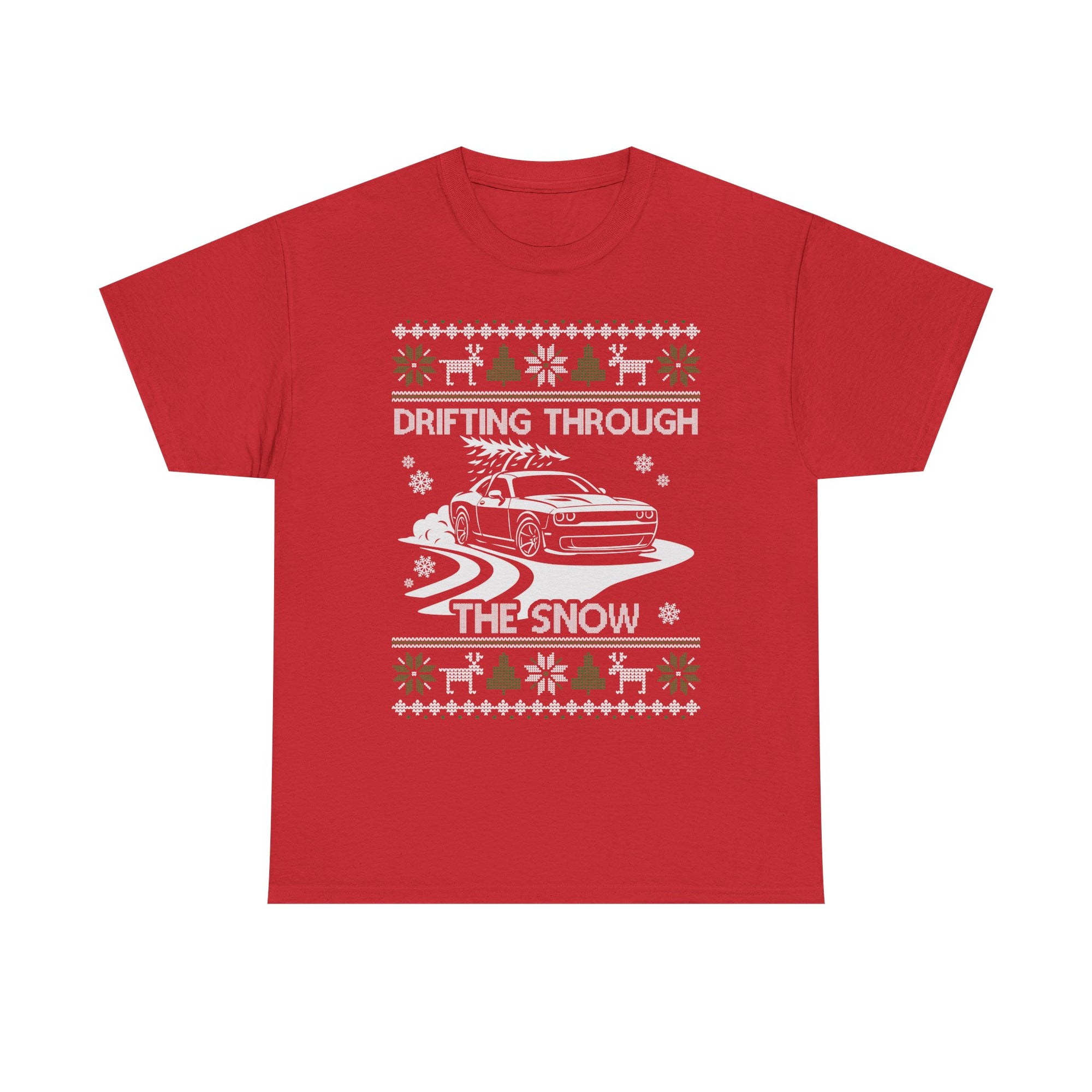 Custom Drift Car Christmas T-Shirt