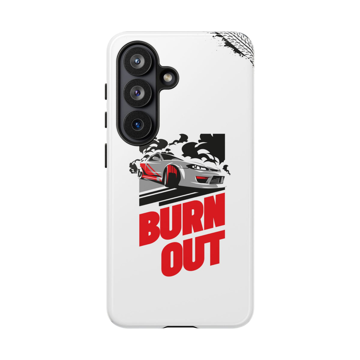 JDM Burnout Tough Car Phone Case - Samsung Galaxy S26, glossy, front view