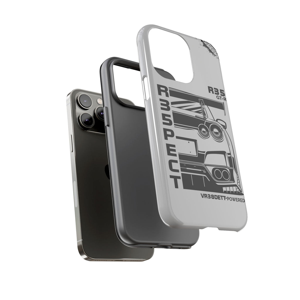 JDM Front View Tough Phone Case - Google Pixel 9 Pro, glossy, dual-layer protection