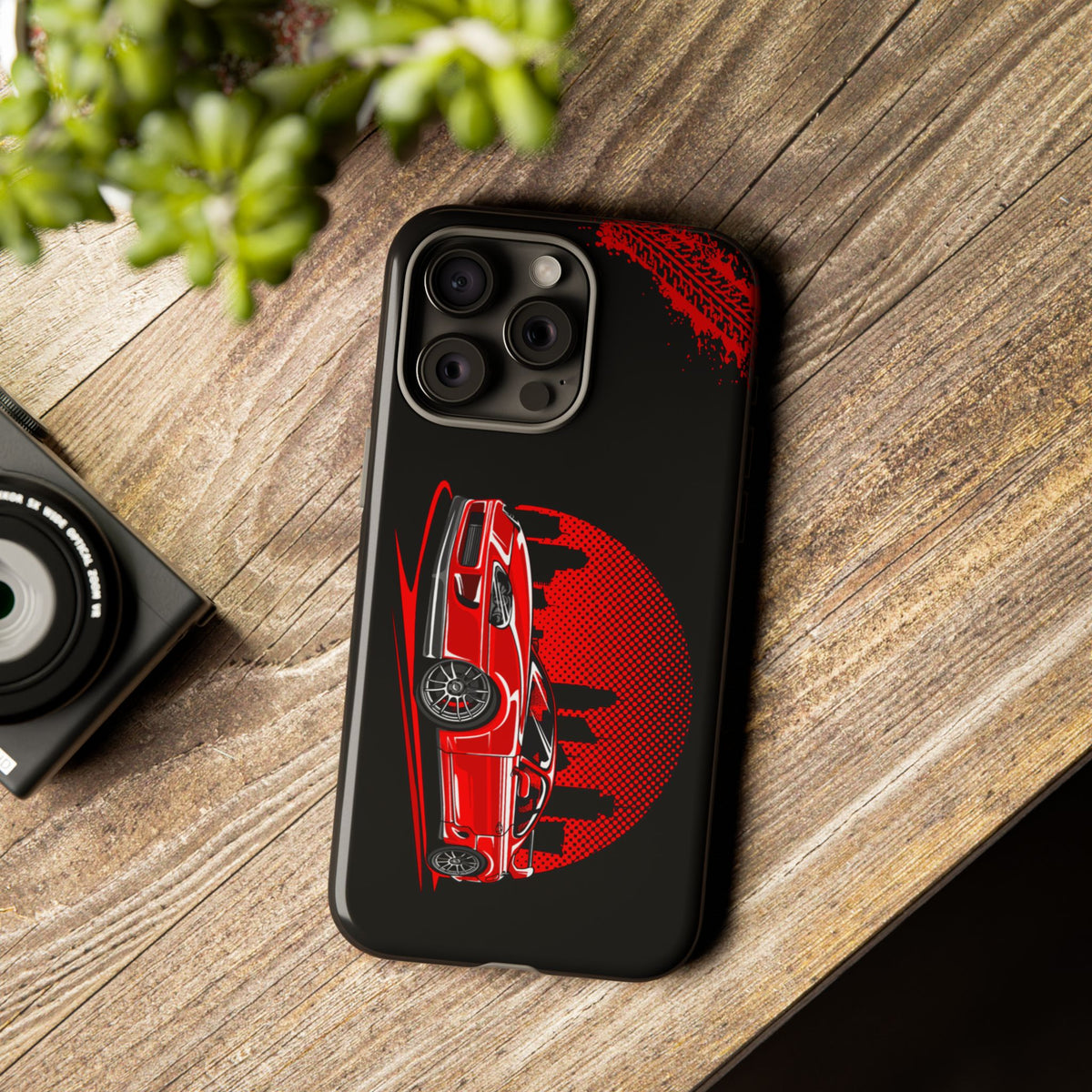 MKIV A80 Supra 2JZ Red City Tough Phone Case | JDM Car Guy Gift