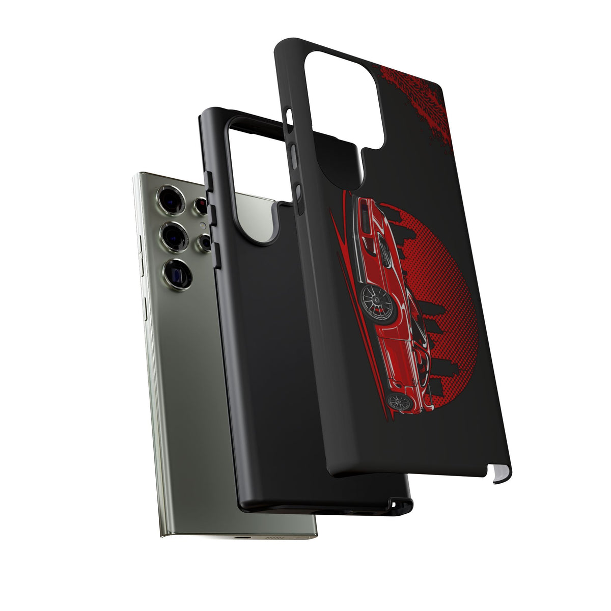 MKIV A80 Supra 2JZ Red City Tough Phone Case | JDM Car Guy Gift