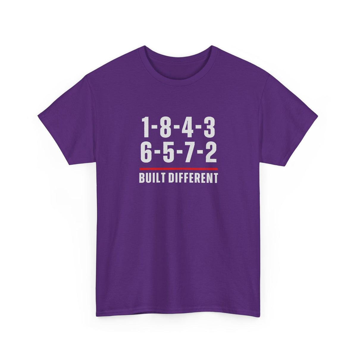 Built Different V8 Firing Order Graphic T-Shirt