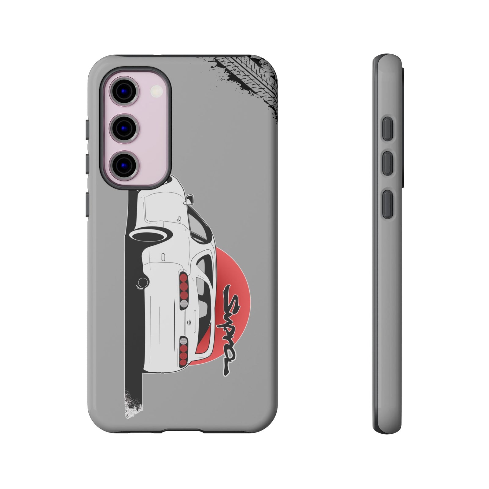MKIV A80 Supra 2JZ Beast Tough Phone Case - Samsung Galaxy S23 Plus, glossy, front and side view