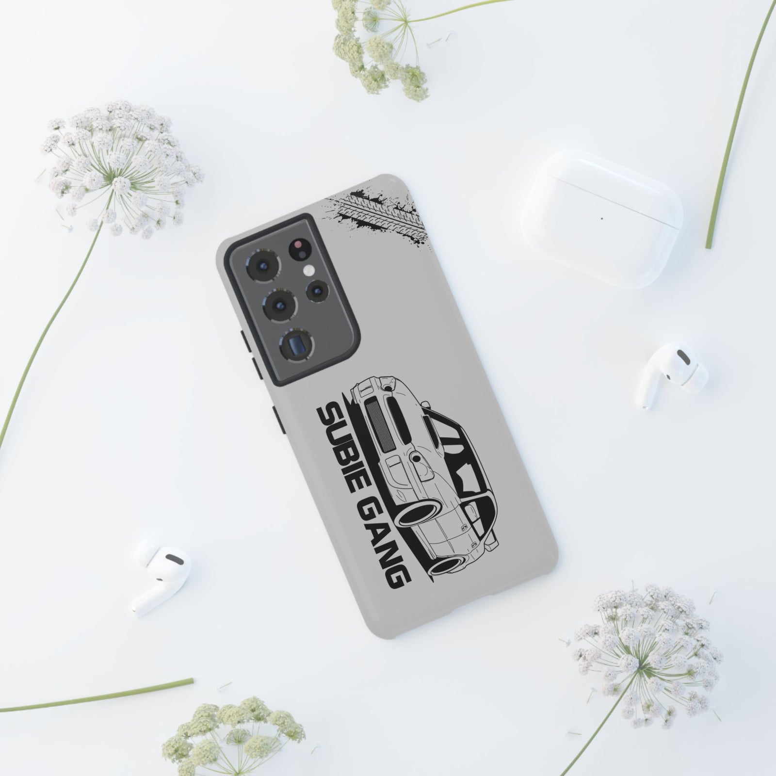 JDM Gang Tough Phone Case - Samsung Galaxy S21 Ultra, glossy, lifestyle photo