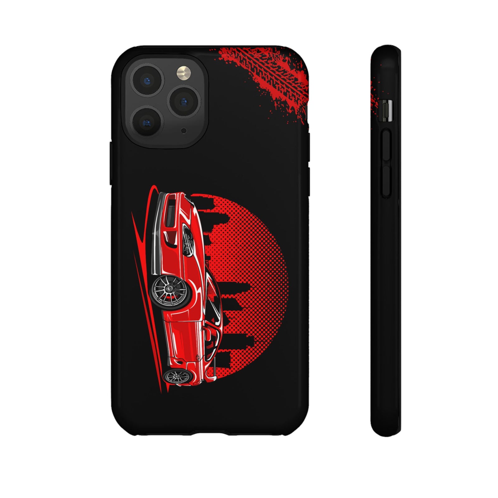 MKIV A80 Supra 2JZ Red City Tough Phone Case | JDM Car Guy Gift