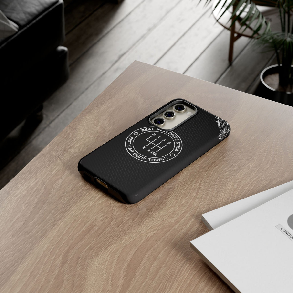 Real Men Drive Stick Manual Transmission Tough Phone Case | Car Guy Gift